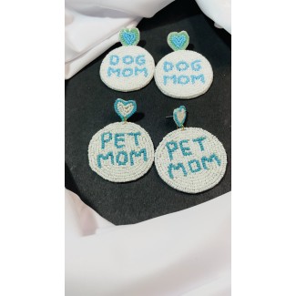 Dog mom earring