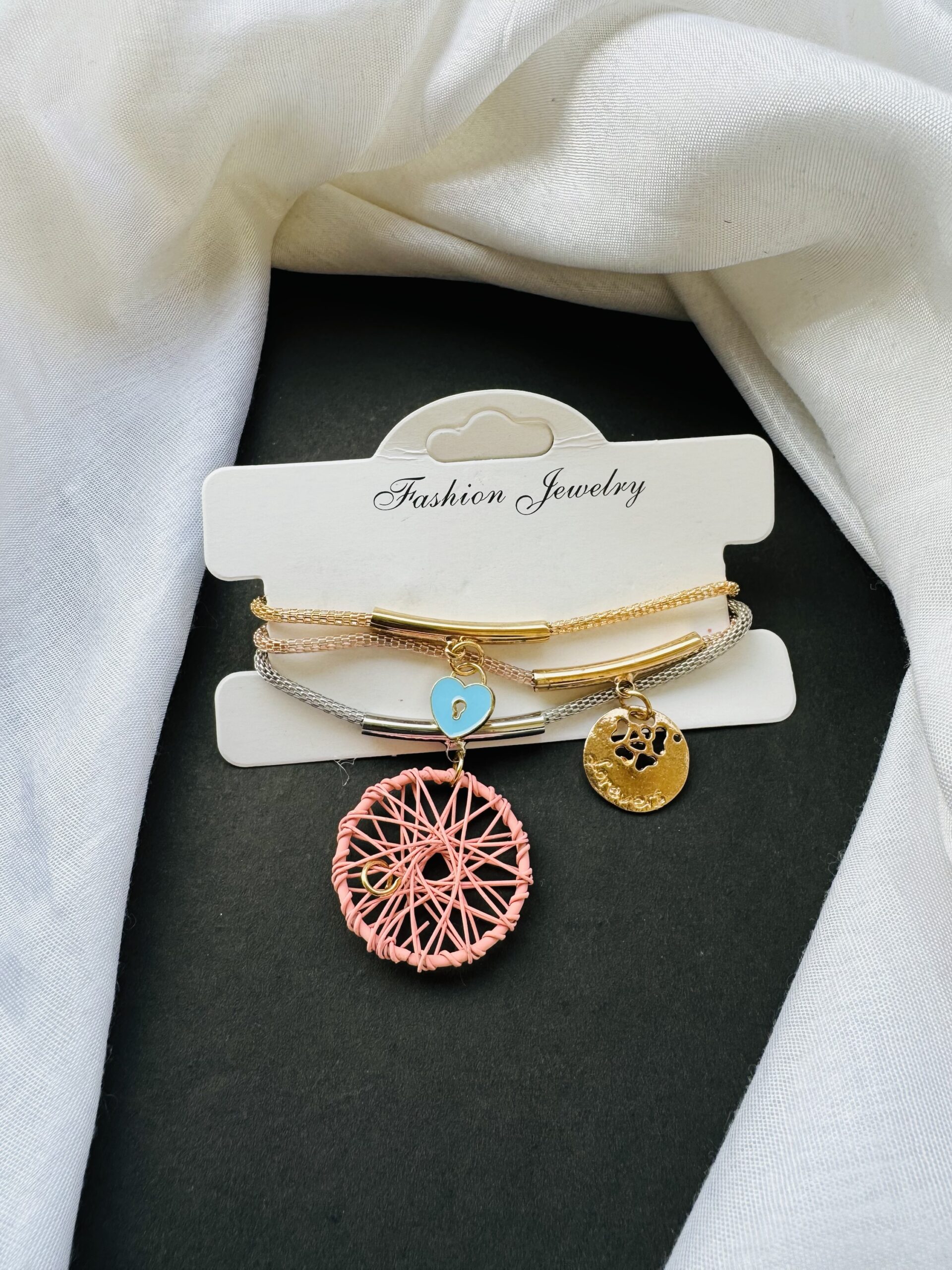 Layered Magnetic Charm Bracelet