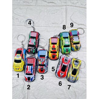 Pull Back Car Keychain